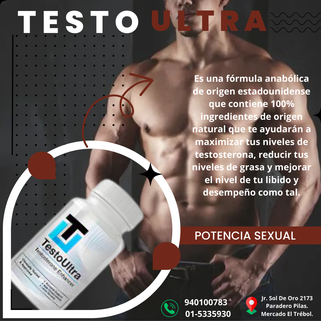 TESTO ULTRA POTENCIA SEXUAL 